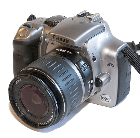 "Eos 300d v sst" by Sven Storbeck - Own work. Licensed under CC BY-SA 3.0 via Commons - https://commons.wikimedia.org/wiki/File:Eos_300d_v_sst.jpg#/media/File:Eos_300d_v_sst.jpg
